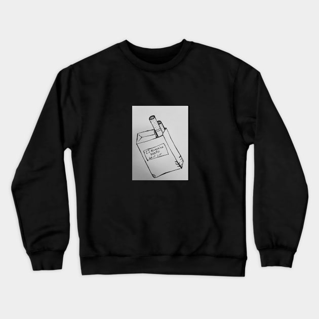 CJ Magazine Brand Grit Lit (big smokes) Crewneck Sweatshirt by CowboyJamboree